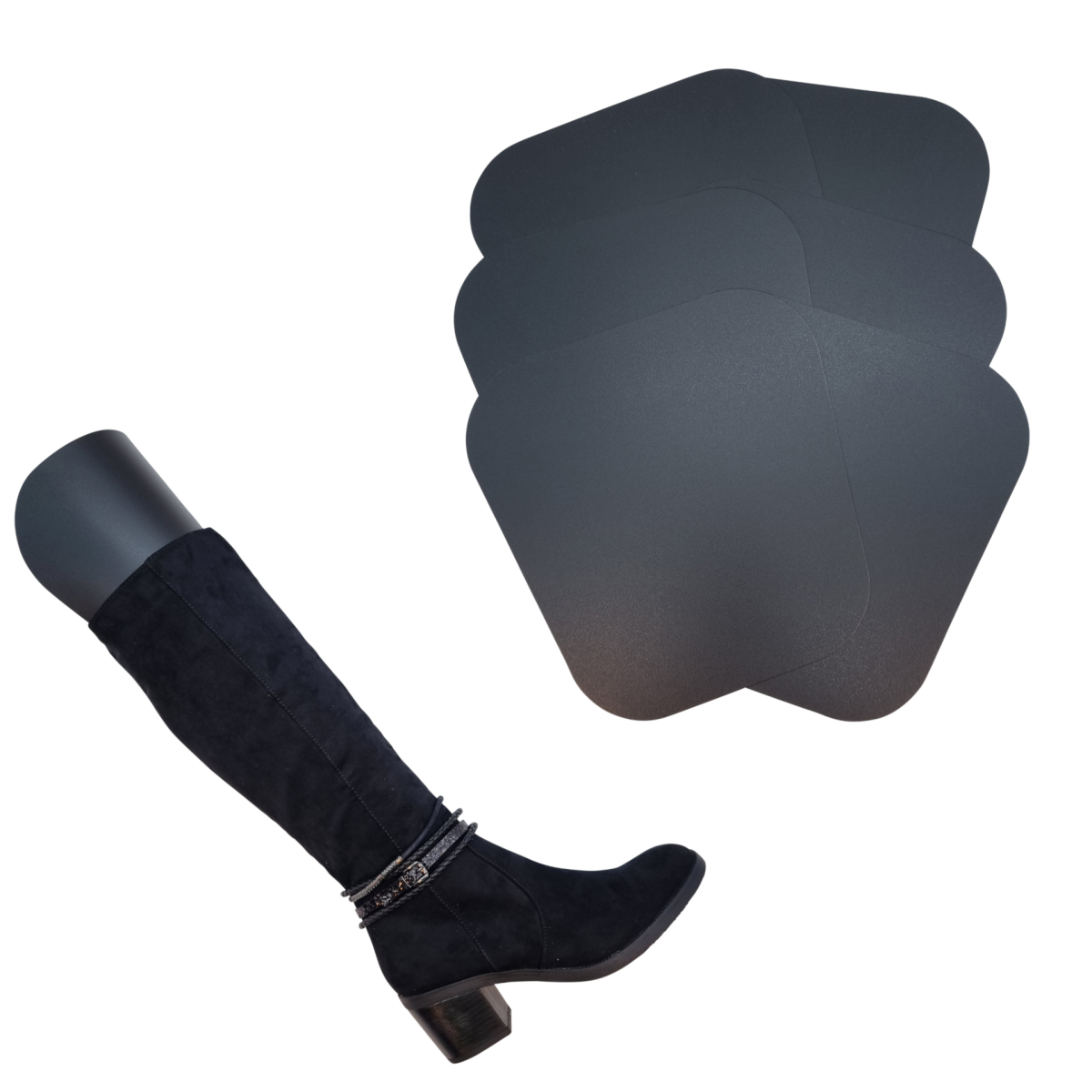 BOOTS UP Schaftformer Stiefelformer 3 Paar in 50 cm Schwarz